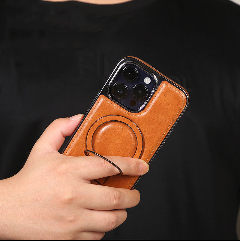Prestige Case - Coque en cuir premium avec support