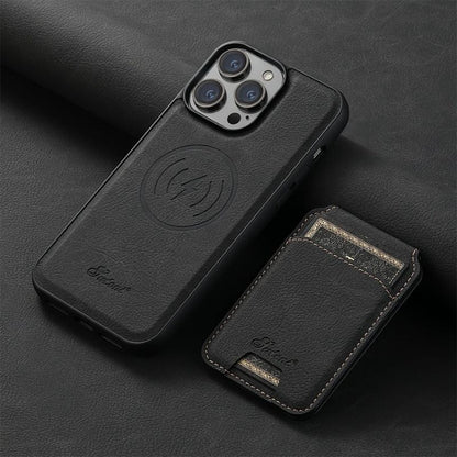 Coque iPhone Premium™ Case – Cuir Élégant avec Porte-Carte