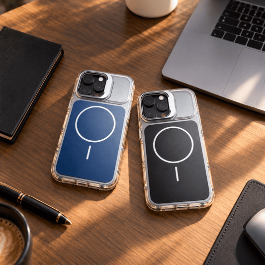 Aura Case — Coque MagSafe transparente avec protection caméra offerte