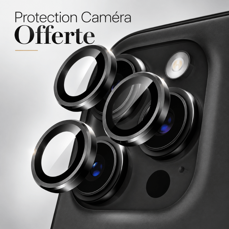 Aura Case — Coque MagSafe transparente avec protection caméra offerte