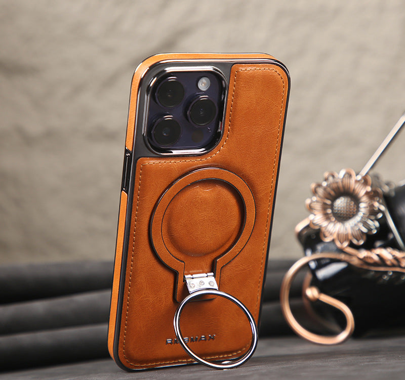 Prestige Case - Coque en cuir premium avec support