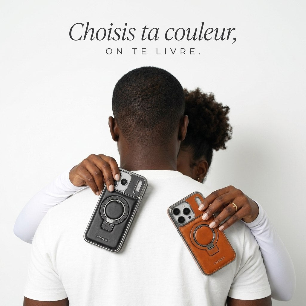 Prestige Case - Coque en cuir premium avec support