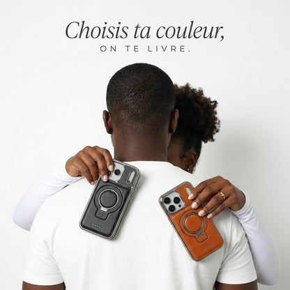Prestige Case - Coque en cuir premium avec support