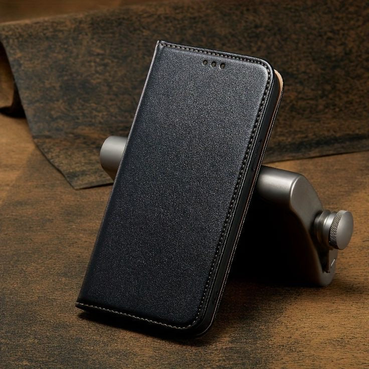 Pochette en Cuir Leather Flip